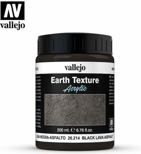 Acrylicos Vallejo Effects Боя за Моделизъм в Черен цвят 200мл