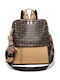 Women's Brown Backpack Bag