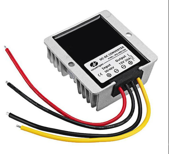 Konverter DC/DC mit Eingangsspannung 36-48V und Ausgangsspannung 12V 20A (WG-48S1220)