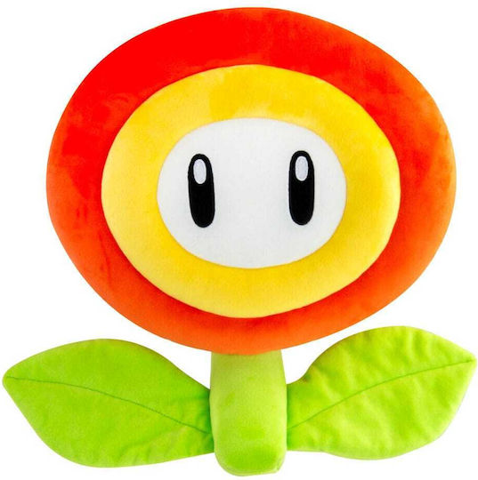 Tomy Super Mario Fire Flower Plush Toy for 3+ Years 38 cm