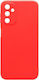 iNOS Soft Back Cover Silicone Red (Galaxy A14)