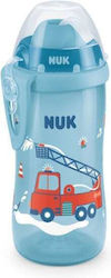 Nuk Baby & Kleinkind Becher Flexi Cup aus Kunststoff Hellblau 1Stück 300ml für 12m+m+