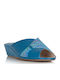 Anatomische Damenplattformen Blau