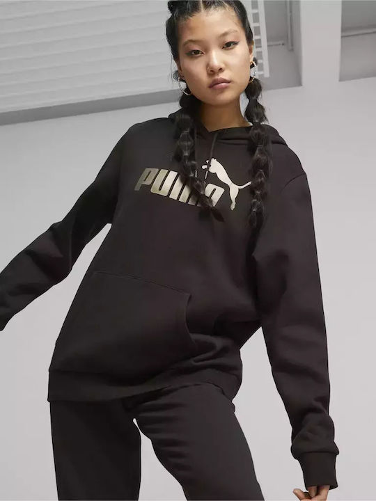 Puma Women's Hooded Sweatshirt Black