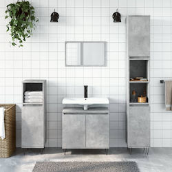 vidaXL Bench without sink L58xW33xH60cm Gray