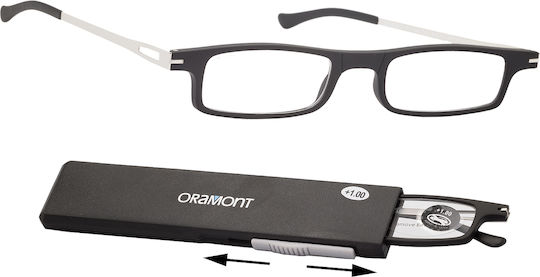 Oramont Reading Glasses +2.50 Pocket in Black Colour 1146