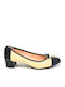 Leather Beige Medium Heels