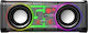 Mecha V8 Ηχείο Bluetooth 10W με Διάρκεια Μπαταρίας έως 3 ώρες Διάφανο