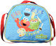 Sunce School Insulated Shoulder Lunch Bag 4lt Light Blue 21 x 9 x 27cm
