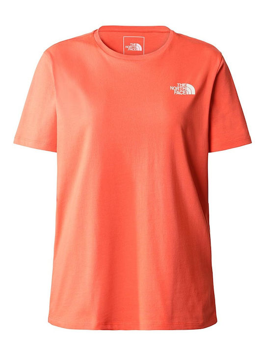 The North Face FOUNDATION GRAPHIC Damen Sportlich T-shirt Orange