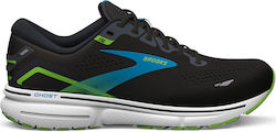 Brooks Ghost 15 Men's Running Sport Shoes Black