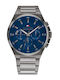 Tommy Hilfiger Dexter Мъжки Часовник 50mm Хронограф На Батерия Сив Неръждаем Стоманен Гривна