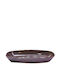 Novatex Oval Stainless Steel Serving Platter Brown