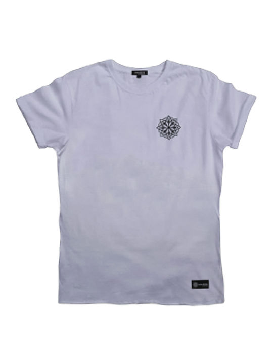 Mandala Men's Short Sleeve T-shirt White