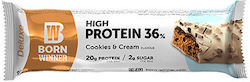 Born Winner Deluxe Високопротеинов Протеинов Бар с Вкус Cookies & Cream 55гр Born Winner Deluxe Високопротеинов Протеинов Бар с Вкус Cookies & Cream 55гр