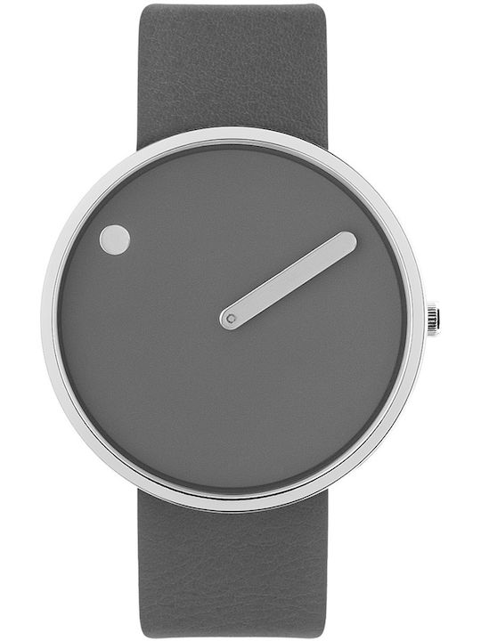 Picto Watch Battery with Leather Strap