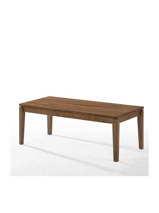 Wooden Coffee Table Walnut L110xW48xH40cm