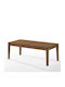 Wooden Coffee Table Walnut L110xW48xH40cm