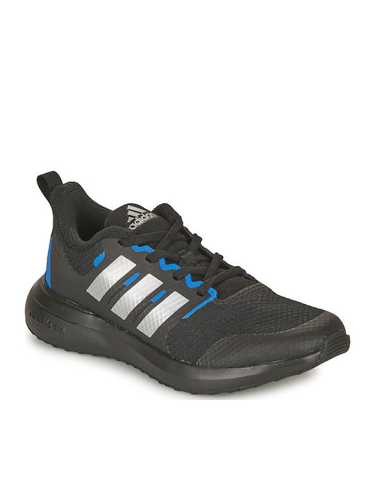 Fortarun FortaRun 2.0 K Wasserdicht Kinder Sportschuhe Laufen mit Schnürsenkeln Core Black / Silver Metallic / Bright Royal