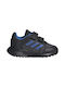 Adidas Αθλητικά Παιδικά Παπούτσια Running Tensaur Run 2.0 CF I με Σκρατς Core Black / Bright Royal
