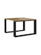 Rectangular Wooden Coffee Table Sonoma L67xW67xH40cm