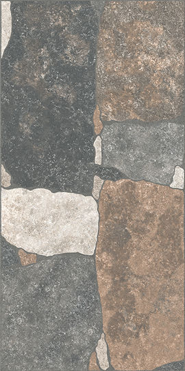 Kai Group Roccia Floor Outdoor Matte Porcelain Tile 30x60cm Grey/beige