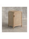 Bedside Table of Bamboo Beige 45x35x62cm