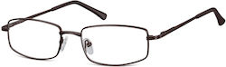 Sunoptic Metal Eyeglass Frame Black 799A