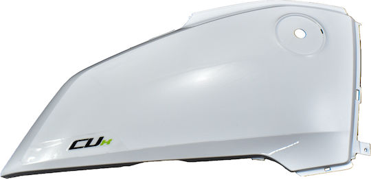 Supersoco Dreapta Plastic Lateral Motocicletă Alb 1buc