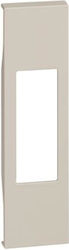 Bticino Front Plate Switch 2-Slots Beige KM02