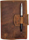ByLeather Carnet 150 Foi A5 cu Suport pentru Stilou Albastru deschis