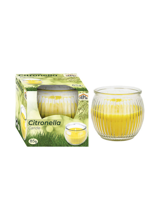 HOMie Scented Candle Jar Yellow 85gr 1pcs