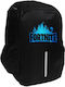 Takeposition School Bag Backpack Junior High-High School Black with Water Bottle Holder