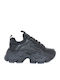 Γυναικεία Ανατομικά Chunky Sneakers Μαύρα
