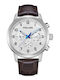 Police Women's Watch with Brown Leather Strap