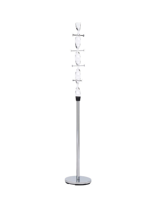 Diommi Metallic Coat Rack Silver