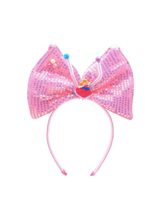 Pink Kids Headband with Bow