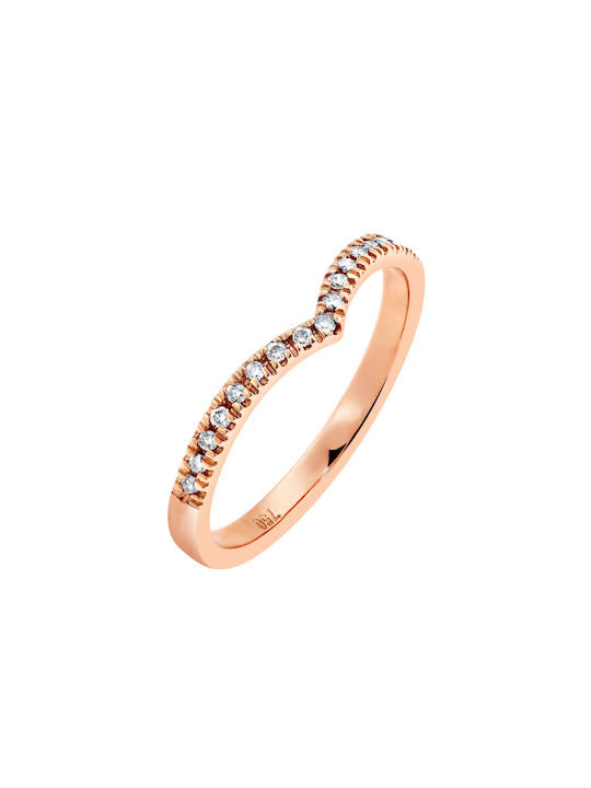 Women's Eternity Ring with Diamond 18K