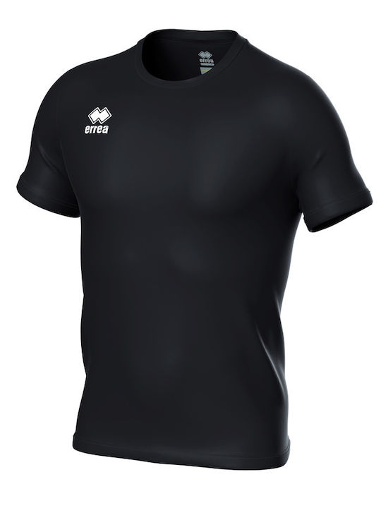 Errea Evo Αθλητικό T-shirt Μαύρο