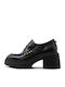 Combo A Leather Women's Loafers In Gray Color