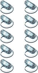 Truck Volume Lights 10pcs 12V - White 2622