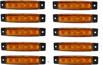 Truck Volume Lights 10pcs 24V - Orange 3686