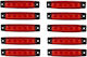 Lkw-Volumenlichter 10Stück 12V - Rot 2630