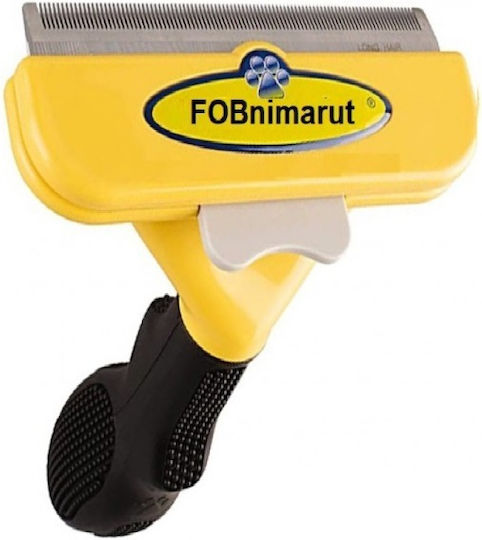 FOBnimarut Pieptene Mare pentru câini cu părul lung cu Razor pentru Îngrijirea Blănii Galben