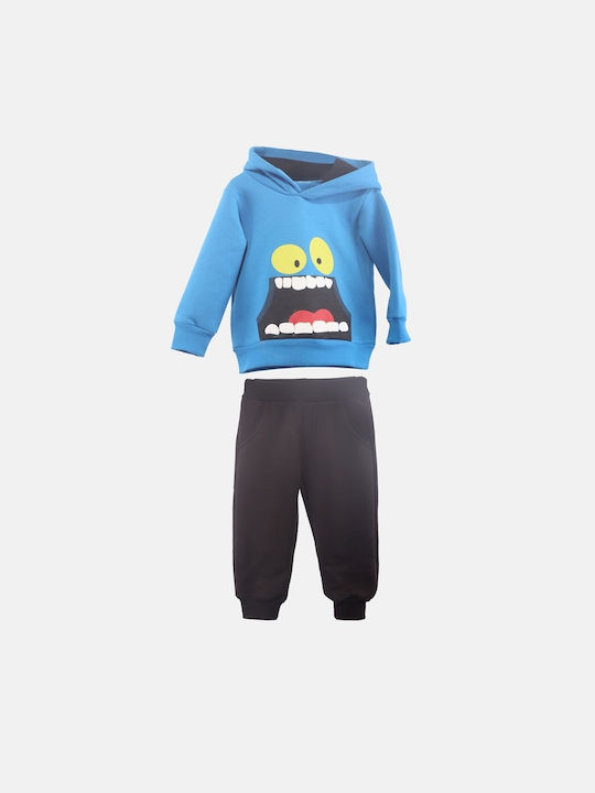 Joyce Kids Sweatpants Set Blue 2pcs