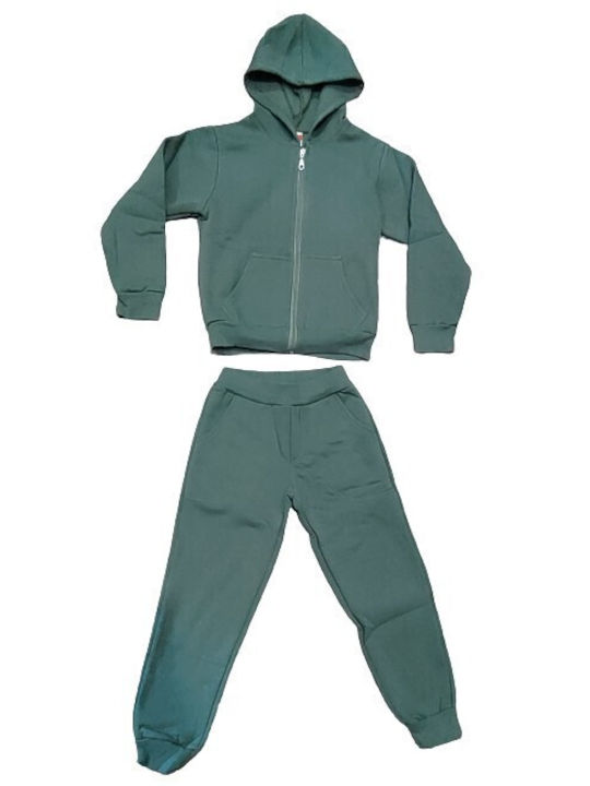 Joyce Kids Sweatpants Set Green 2pcs