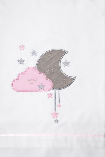 La Christine Christening Oilcloths Set Moon and Cloud Ecru 3 Pieces K703