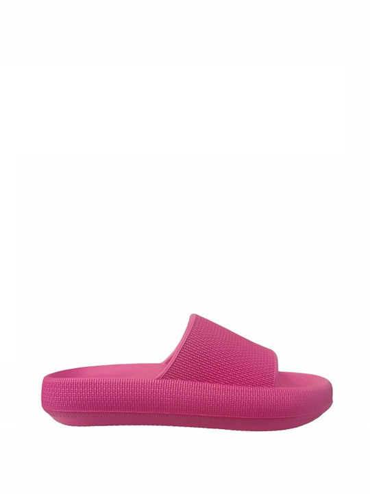 Ocean Addict Women's Slides Fuchsia B-FOUXIA