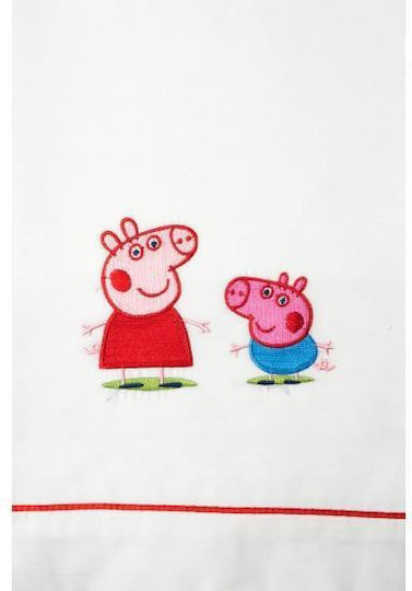 La Christine Σετ Βαπτιστικά Λαδόπανα Peppa Pig Εκρού 3τμχ