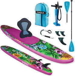 Maqua Flowers Φουσκωτή Σανίδα SUP / Kayak με Μήκος 3.3m